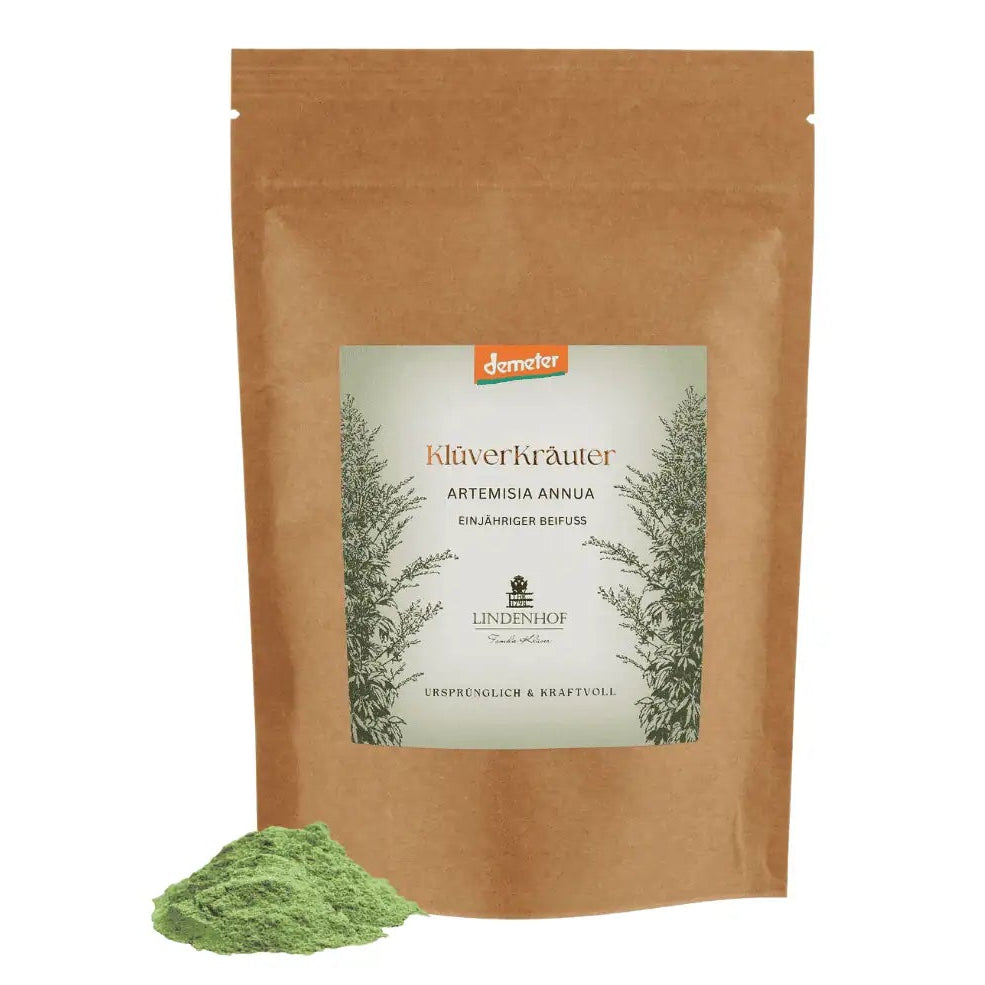 Demeter Artemisia annua vermahlener Pflanzenrohstoff - Lindenhof Familie Klüver