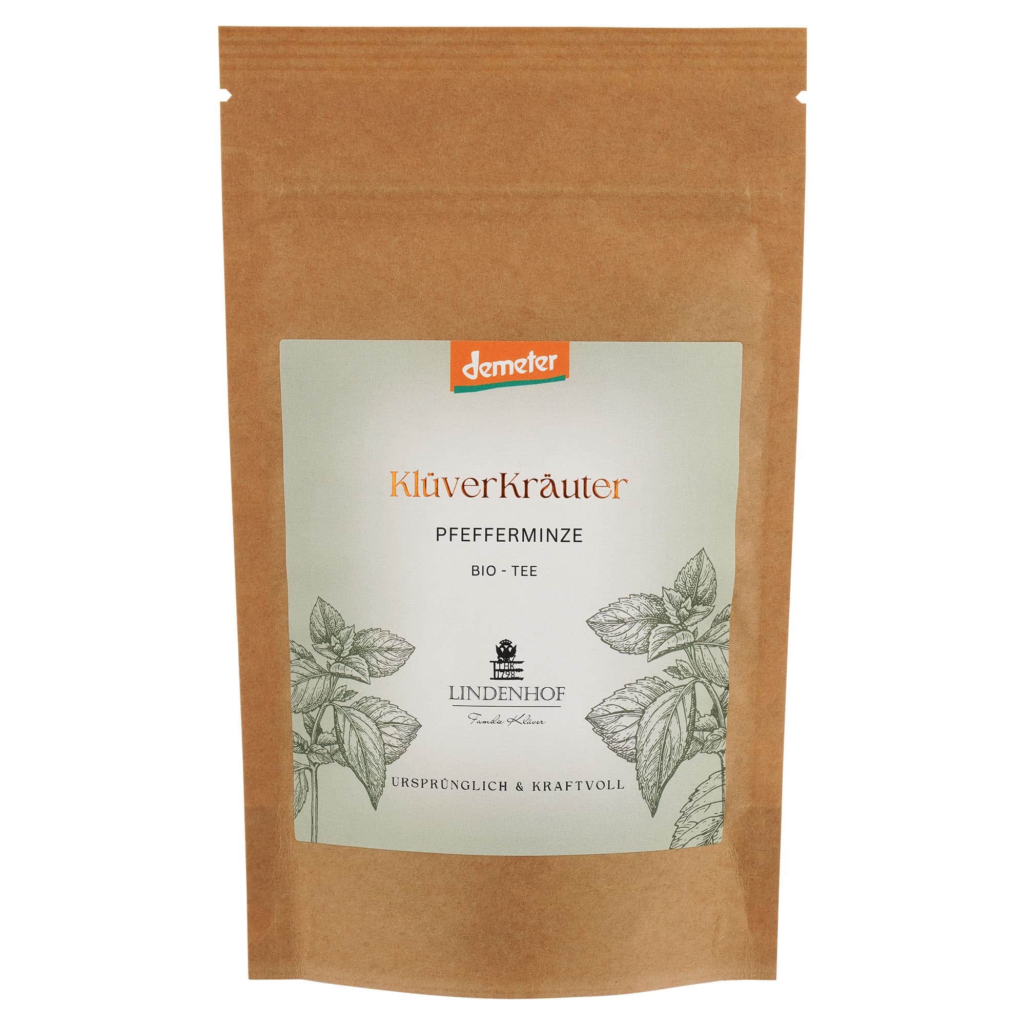 Demeter Pfefferminze Tee KlüverKräuter Lindenhof Familie Klüver