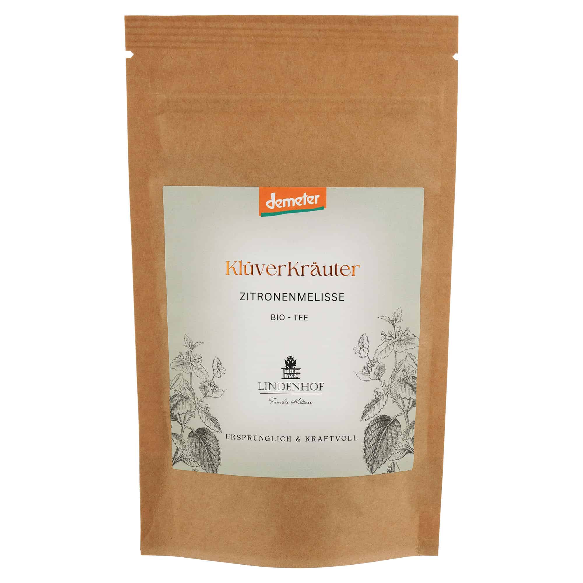 Demeter Zitronenmelisse Tee KlüverKräuter Lindenhof Familie Klüver