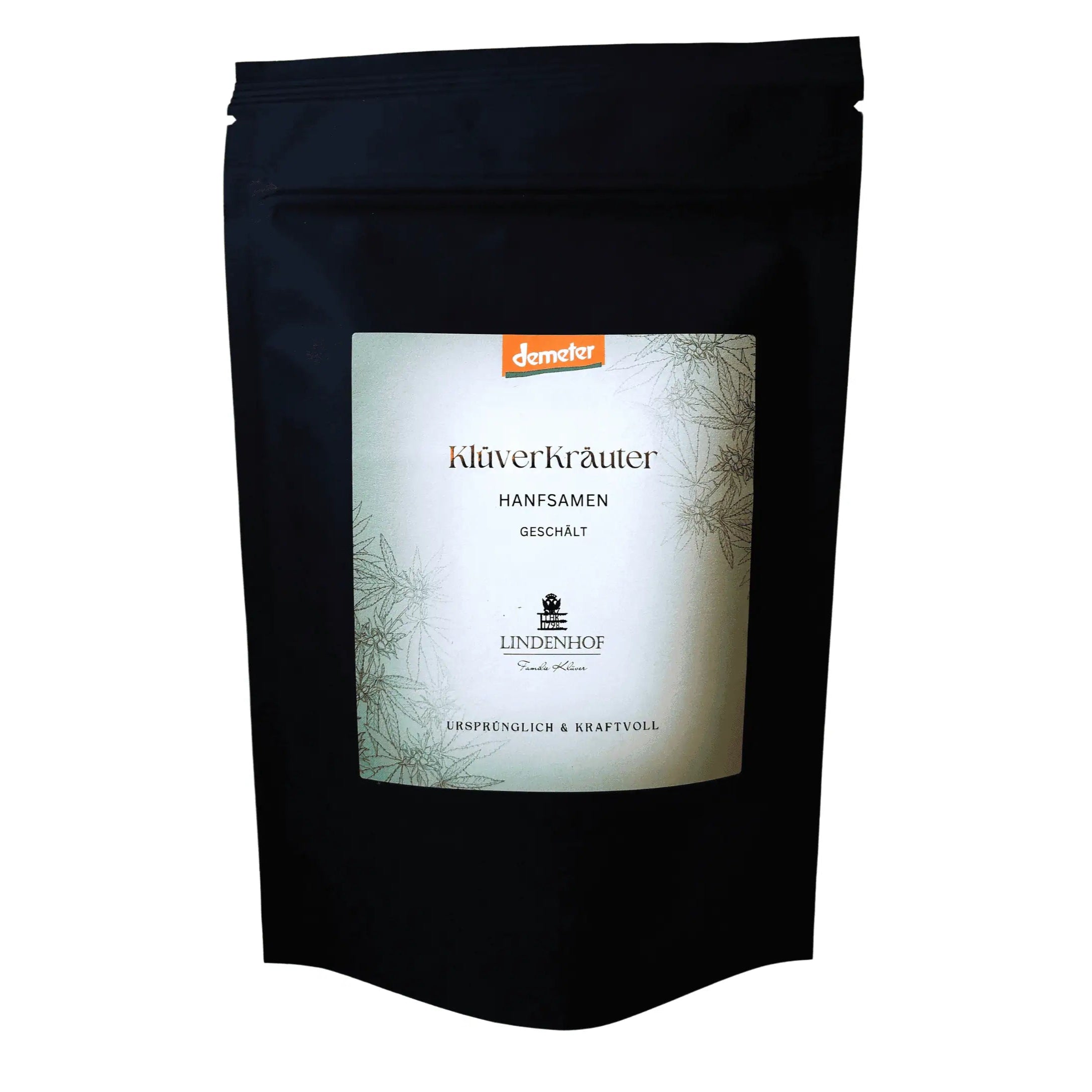 Geschälte Hanfsamen in Demeter-Qualität, nachhaltig produziert und frei von Zusätzen