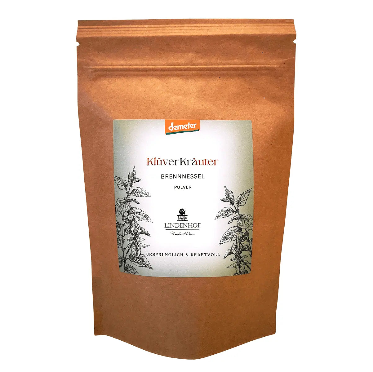 Demeter Brennnessel Pulver KlüverKräuter Lindenhof Familie Klüver