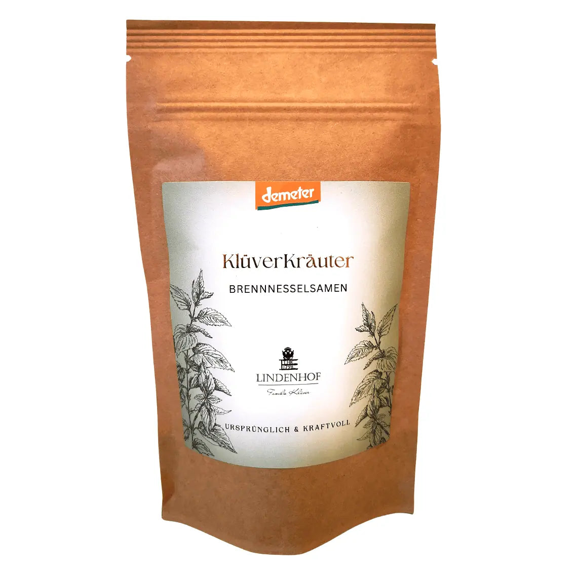 Demeter Brennnesselsamen KlüverKräuter Lindenhof Familie Klüver