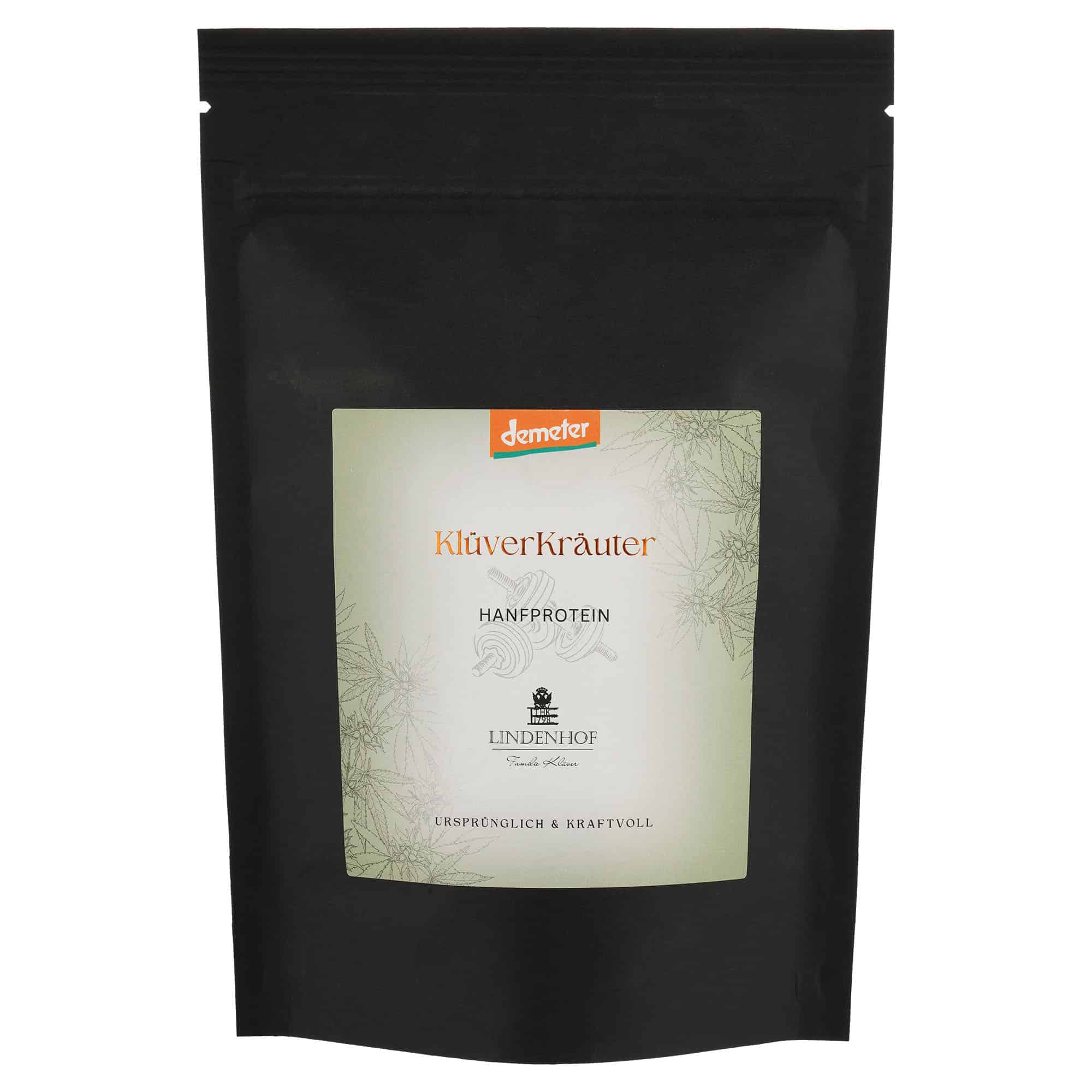 Hanfmehl in Demeter-Qualität, nachhaltig produziert und frei von Zusätzen 250g